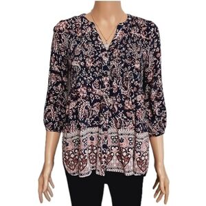 Knox Rose Boho Top Womens XS